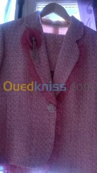 الجزائر-وسط-طقم-و-بدلة-نسائية-ensemble-tailleur-rose