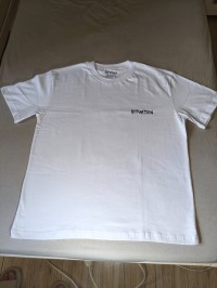 T-SHIRT OVERSIZE/ blanc ROCKLEE/noir BLUE LOCK