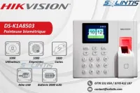 Pointeuse biométrique à empreintes digitales et cartes HIKVISION KT1A8503 EF