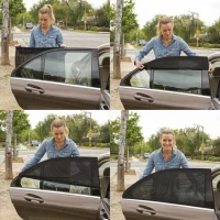 غطاء تهوية ابواب السيارة . مانع اشعة الشمس Rideaux Pare-soleil Latéral pour Voiture 2port