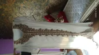 Kaftan soil satiné plus sandales 