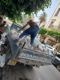 Transport Déchet Et Casse Espace Vert. Tout Type De Déchet Avec Ouvriers