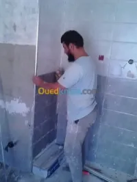 travaux de dalle de sol faience