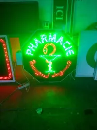 Plaques led, caducee, afficheurs