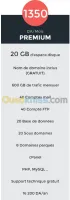 Hébergement de sites web 20 Giga