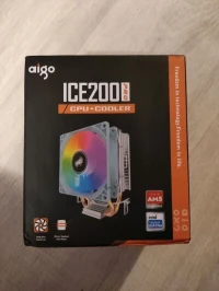 Aigo ICE200PRO Air CPU Cooler 2 Heatpipes Radiator Cooling Fan For Intel 115X 1200 1700 AM4 AM5 AMD