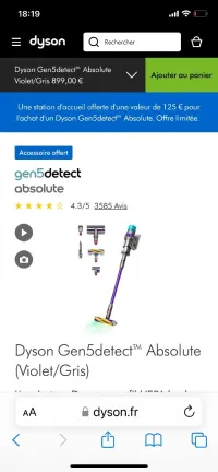 Dyson Gen 5 Detect Absolute 