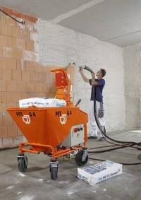 Travaux de plâtre projeter mp75