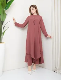 Robe hijab turque - فساتين محجبات بقطعتين