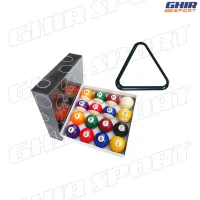JEUX DE BOULES BILLARD AVEC TRIANGLE 48MM