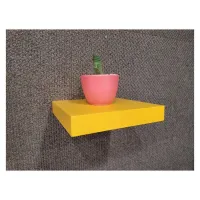 Étagère Spaceo Carre Jaune 23.5*23.5Cm
