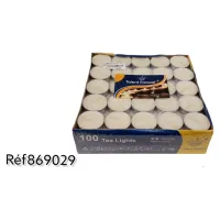 Bougie Blanc 100Pcs