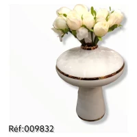 Vase Blanc Pm 28*20 Cm