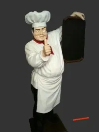 statue chef cuisinier