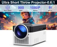 Video Projecteur short throw Datashow hy450 Android 11 WiFi 6 700 Ansi Lumens 2GB/32gb ضمان 30 يوم 