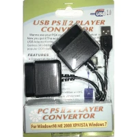 ADAPTATEUR 2 PORTS PS2 TO USB