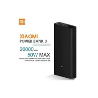 Power Bank Xiaomi Mi 3 Version De Charge Super Flash 50W 20000Mah