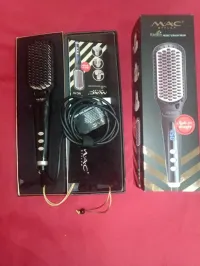 Brosse coiffante مشط كهربائي MAC Styler Keratin protect straight brush 