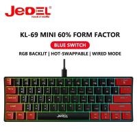 لوحة-المفاتيح-الفأرة-clavier-gaming-jedel-kl69-mecanique-bleu-switch-الجزائر-وسط