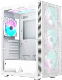 BOITIER MONTECH X3 MESH MIDI-TOWER- WHITE RGB.