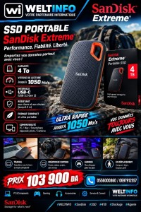 SANDISK EXTREME SSD PORTABLE 4TB