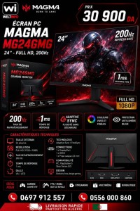 شاشات-ecran-pc-magma-mg24gmg-24-full-hd-200-hz-الجزائر-وسط