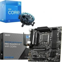 KIT UPGRADE CARTE MERE MSI PRO B660M-A WIFI DDR4 I5 12400F