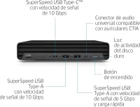 MINI HP EliteDesk 800 G6 | CORE i7 10700T | 32GB RAM | 512GB NVMe SSD | INTEL UHD GRAPHICS 630