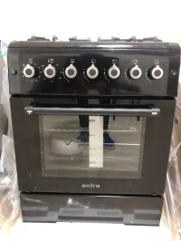 PROMOTION Cuisinière Extra Noir 4Feux Noir/Blac/Inox