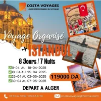 VOYAGES ORGANISE ISTANBUL DEPART A ALGER