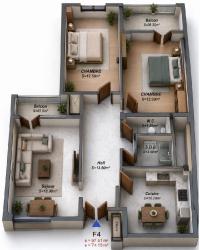 appartement-vente-f3-alger-el-madania-algerie