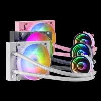 WATER COOLING MARS GAMING ML-ONE120 BLACK WHITE PINK