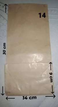 Sac en papier craft petite et moyenne contenance 