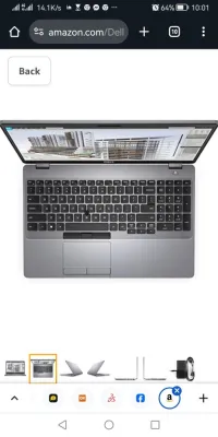 Laptop workstation Dell precision 3551 