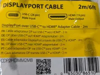 Display port cable (USB-C to HDMI)