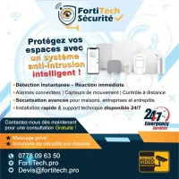 Installation Système Anti Intrusion, Alarme ( Ajax , Tiger, niveau, teletech )