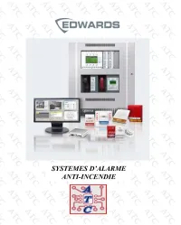 Système d'alarme - détection automatique incendie