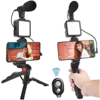 طقم تصوير الفيديوهات بالهاتف بطريقة إحترافية Kit D'enregistrement Vidéo Pour Smartphones AY-49
