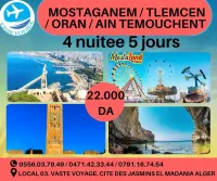   رحلة الى الغرب الجزائري  بسعر مغري22000  دج وهران مستغانم تلمسان عين تموشنت   