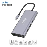 Station Accueil Multifonction 12-en-1 USBC OTN-UC601 ONTEN
