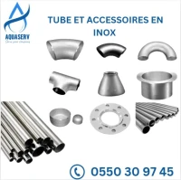 TUBE ET ACCESSOIRES EN INOX 304L / 316L Coudes Raccords Brides Tes Vannes Embouts Robinetterie