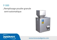 Remplisseuse Poudre Granule Semi-Automatique 500gr