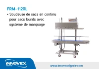 Soudeuse en continu pour sacs lourds 