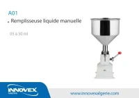 Remplisseuse Liquide Manuelle de 5 à 50 ml