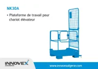 Plate forme de travail pour chariot 