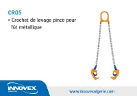 Crochet de levage pince pour fût métallique