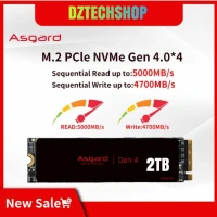 Asgard AN4 new series ssd GEN4X4 M.2 2280 Pcle 4.0 NVMe  2TB Internal Hard Disk SSD