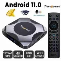 TV Box Transpeed Amlogic 2eme Generation S905W2 Android 11 4G/64G LIVRAISON 58 WILAYA