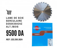 outillage-professionnel-lame-carbure-de-scie-circulaire-debit-d-250-x-al-30-mm-24-dents-alt-anti-recul-a-bois-leman-birkhadem-alger-algerie