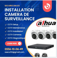 security-alarm-installation-de-camera-surveillance-dahua-hikvision-cheraga-alger-algeria